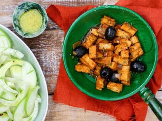 Foto Kruidige tempé met venkel