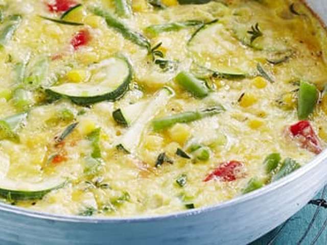 Foto Frittata met groente