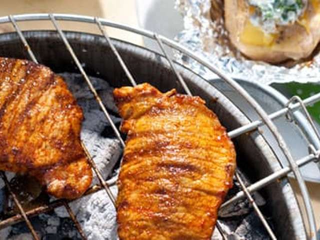 Foto Gemarineerde varkensfiletlapjes