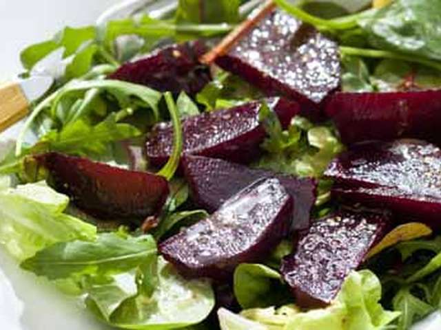 Foto Geroosterde bietjessalade