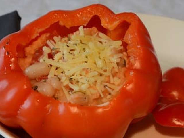 Foto Gevulde paprika