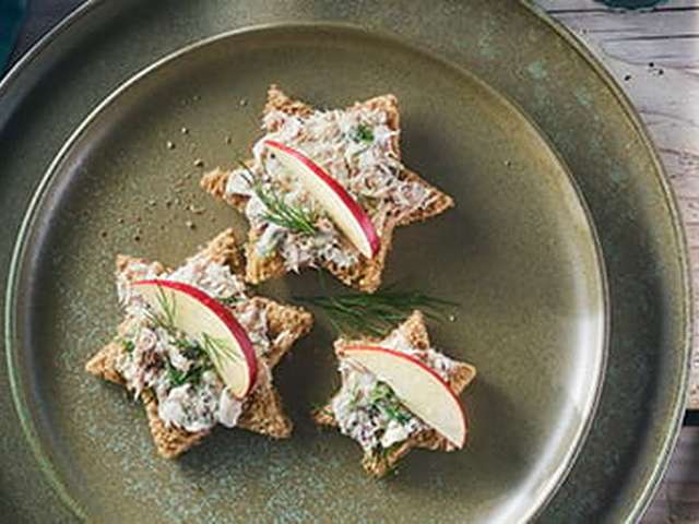 Foto Makreelcrostini met dille