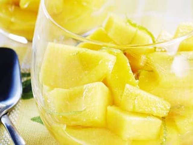 Foto Mango met limoensiroop
