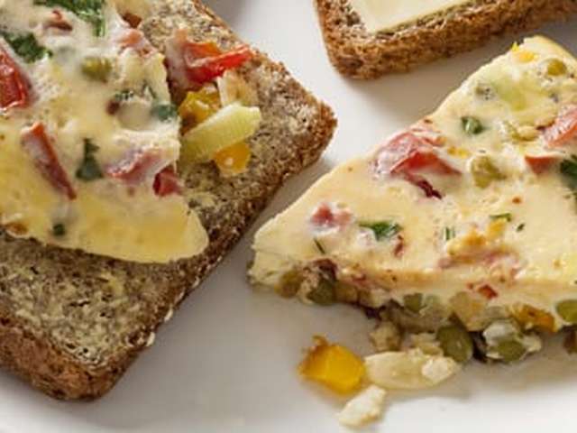 Foto Omelet met groente