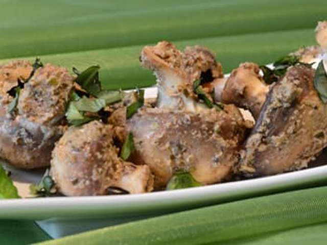 Foto Knoflookchampignons