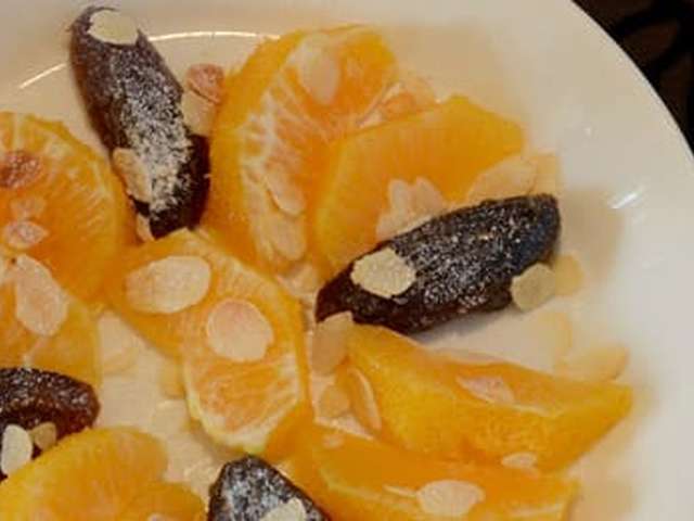 Foto Sinaasappel-dadelsalade